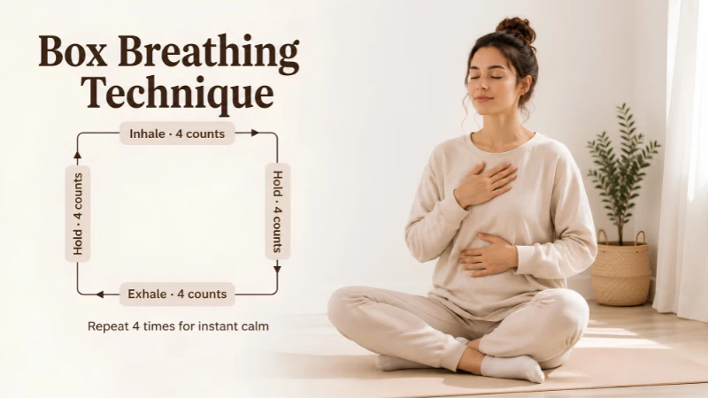 box breathing technique for stress reduction