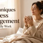 techniques of stress management for women at home