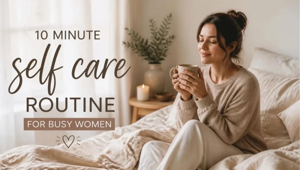 7-Day Self Care Routine for Busy Women (Just 10 Minutes a Day) 10 min self care routine for women
